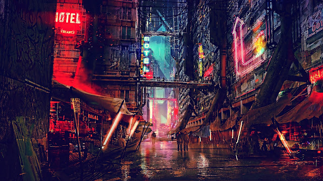 Cyberpunk Futuristic City