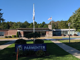 Parmenter on a sunny day before the leaves changed