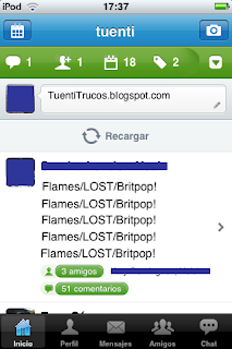 tuenti en Iphone y ipod touch