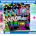 Trolls Black Theme Birthday Party Digital Invitations #1