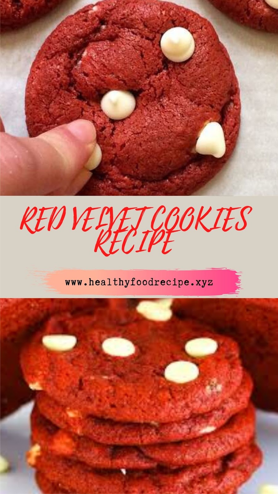 RED VELVET COOKIES RECIPE