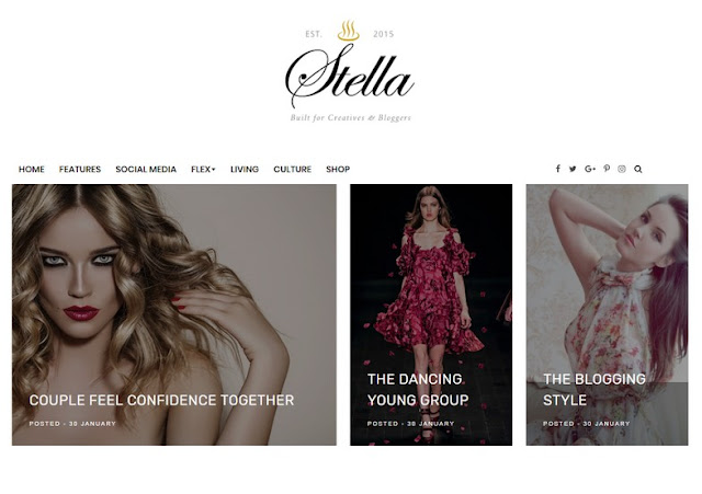 Download Free Stella Clean Blogger Template Stella Clean Blogger Template