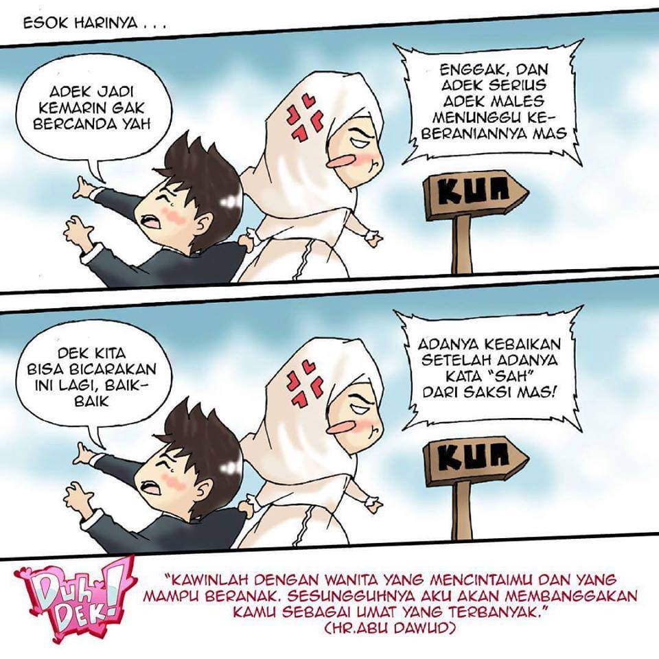 Masih Ingat Meme Kartun Ngajak Nikah Di KUA Ini Lihat Versi