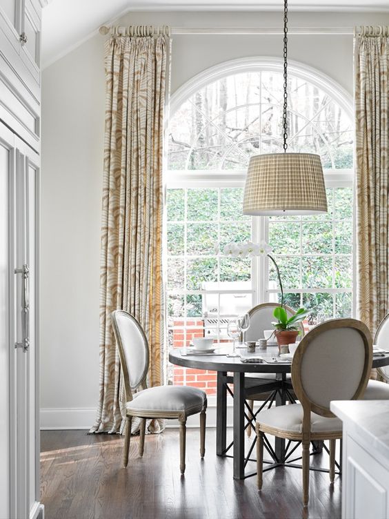 curtains for arched windows pinterest