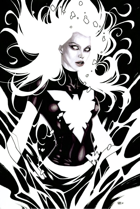 Here is a'Dark Phoenix' that I did this weekend for fun practice and for