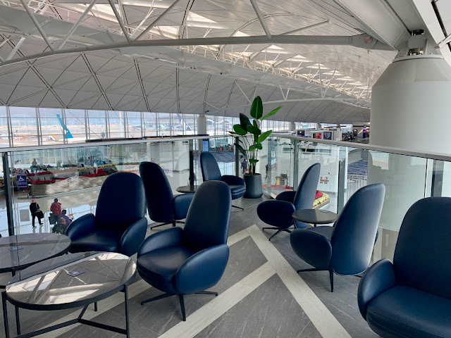 Seats overlooking the terminal