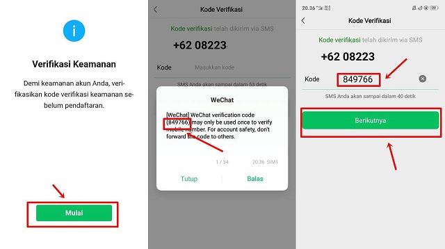 Cara Mengatasi Kode Verifikasi Wechat Tidak Muncul