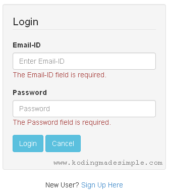 codeigniter-login-form-validation-error