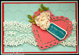 Pretty That's the Ticket Birthday Card  by Stampin' Up! Demonstrator Bekka Prideaux - Check Out Her Blog!