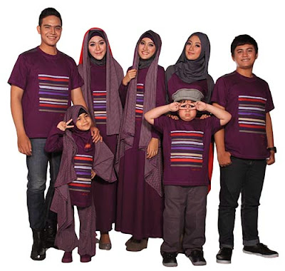 Desain Baju Muslim Keluarga Untuk Lebaran