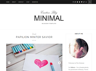 Minimal Clean Blogger Template