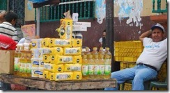 Bachaquero venezolano en Cúcuta, Colombia