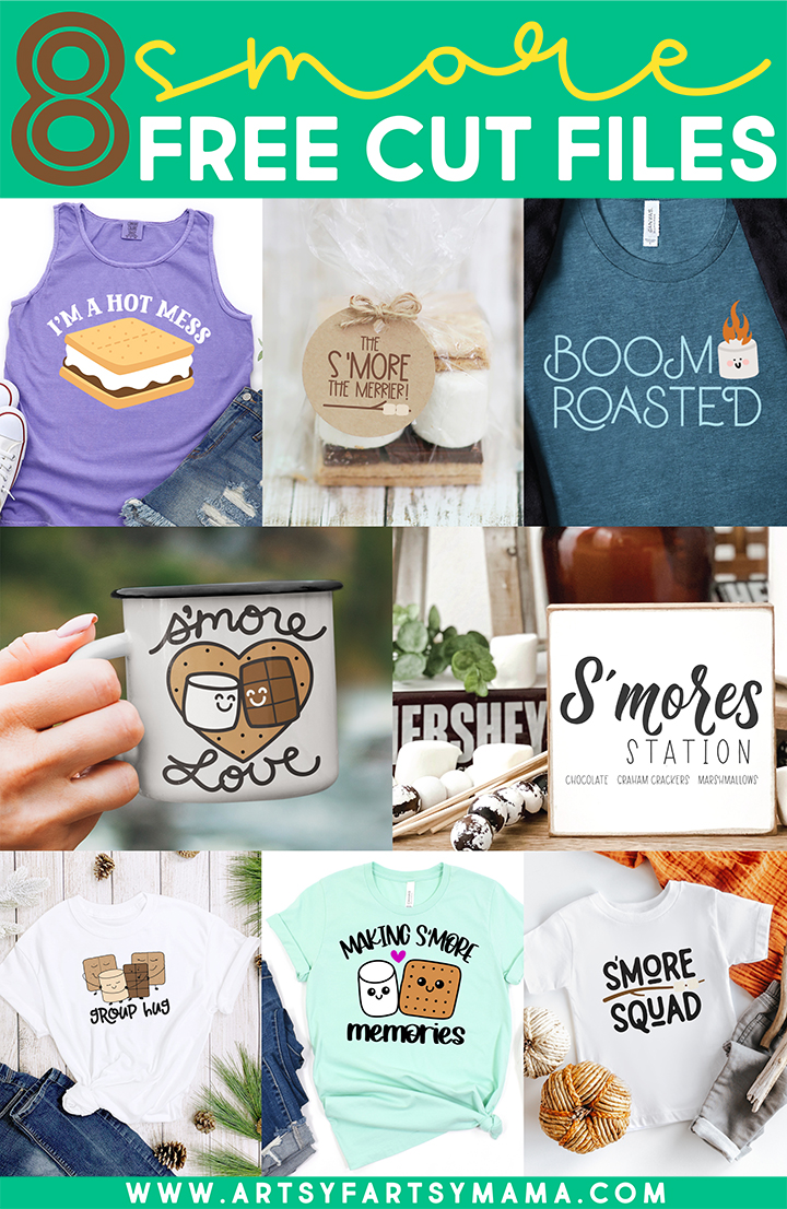 8 Free S'more SVG Cut Files