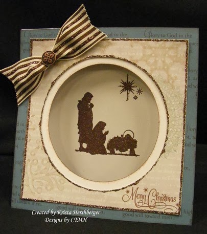 Glory to God 6x6 card wonderland