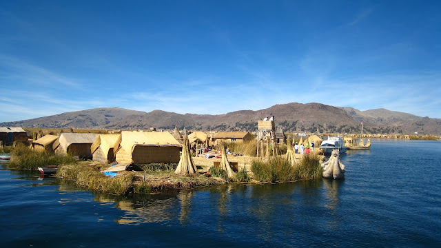 Uros Islands in Lake Titicaca