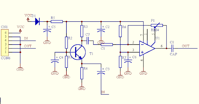 Microphone Amplifier Low Impedance