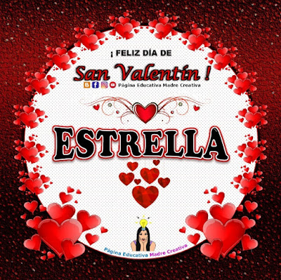 Feliz Día de San Valentín - Nombre Estrella