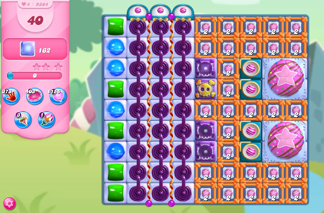 Candy Crush Saga level 9364