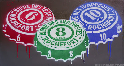 Rochefort beer painting