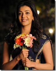 Brindavanam Actress Kajal Hot Saree Stills