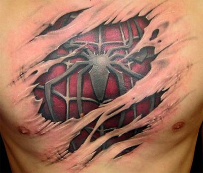 Men chest tattoos