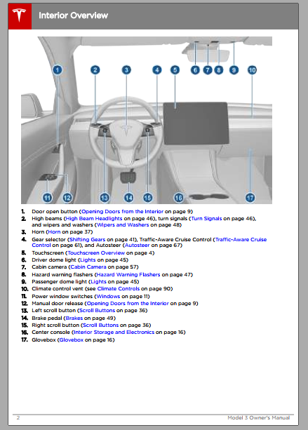 Tesla Model 3 Owners Manual - Automotive Library