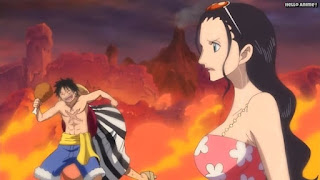 ワンピースアニメ パンクハザード編 581話 ルフィ ロビン | ONE PIECE Episode 581