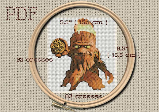 cross - stitch, embroidery, DIY, pattern, PvsZ, 