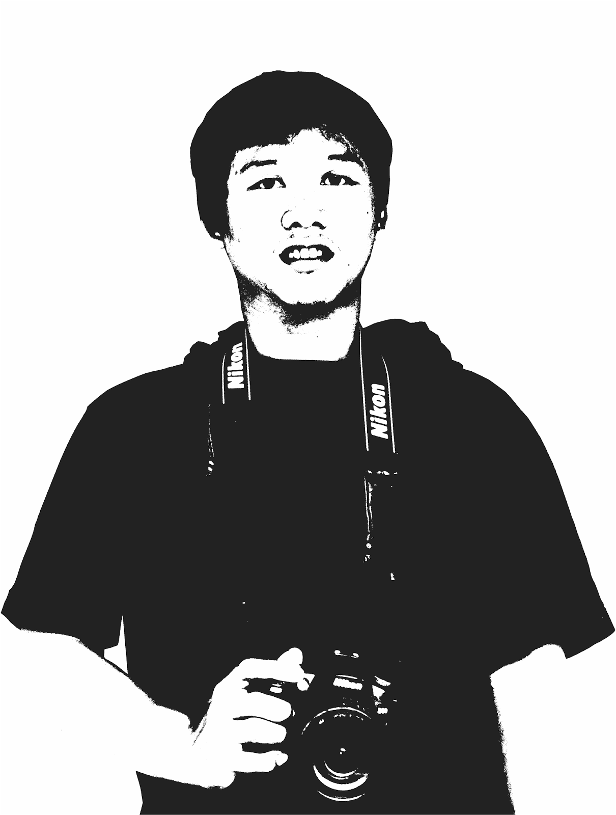 TakTeg EDIT FOTO MENJADI GAMBAR HITAM PTIH DENGAN CORELDRAW