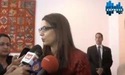 Amel Karboul au Marché International du Tourisme