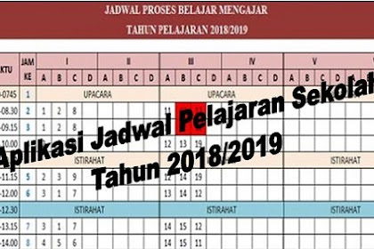 Aplikasi Pembuat Jadwal Pelajaran Sekolah Tahun Sekarang