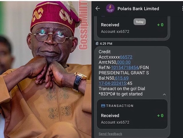 Breaking News: Tinubu Government Begins Distributing 50,000 To Nigerians, See Proof