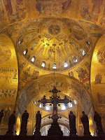 Teto da Igreja de San Marco em Veneza na Itália