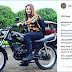 Natasha Wilona Pose di Motor Laki, Ikutan Main Ali Topan Anak Jalanan??