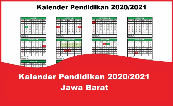  Kalender  Pendidikan 2020 2021  Jawa Barat PDF Mautidur com