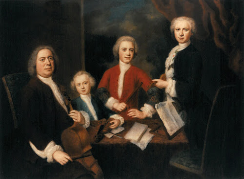 Balthasar Denner (1685-1749) - Porträt einer Musikerfamilie (c.1730)