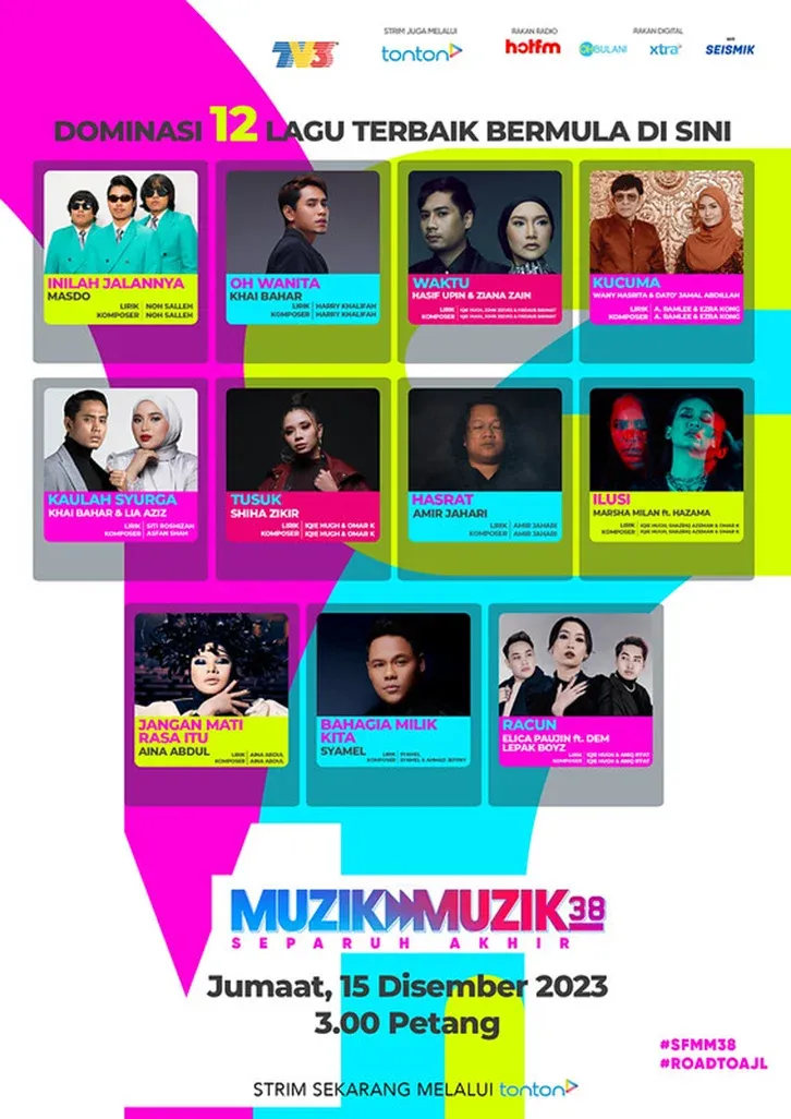 Separuh Akhir Muzik-Muzik Ke-38 (SFMM38) AJL38