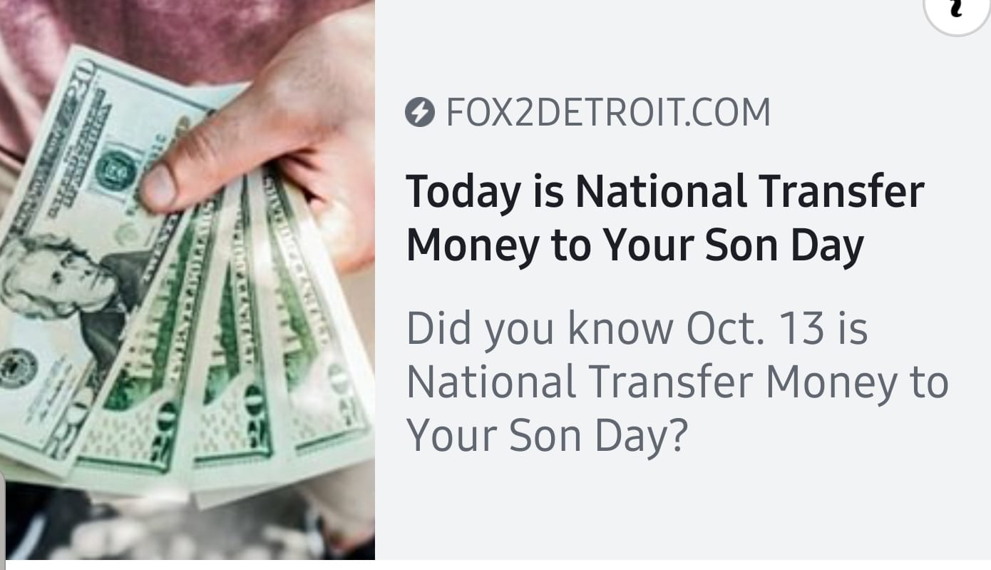 National Transfer Money To Your Son Wishes Images Whatsapp Images