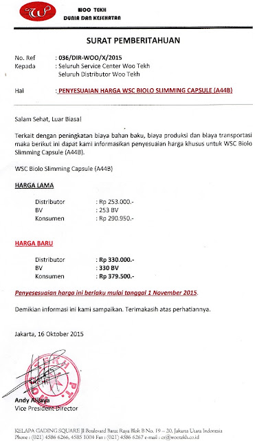 Harga Terbaru WSC BIOLO 