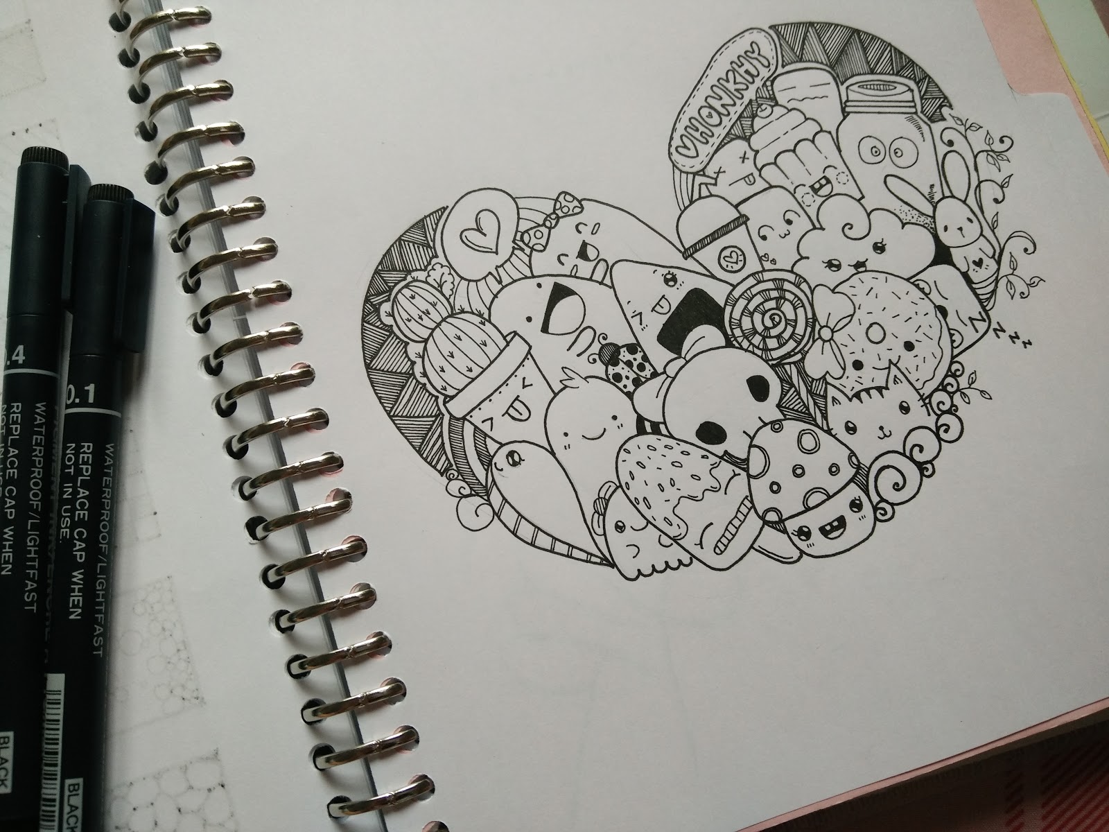 Tentang Ivona Maria Tanlain Doodle Art Column Pattern Drawing