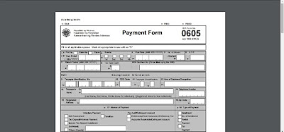 BIR Form 0605