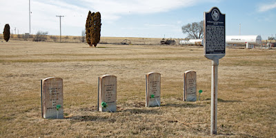 Buffalo Soldier Tragedy Memorial near Texas New Mexico border