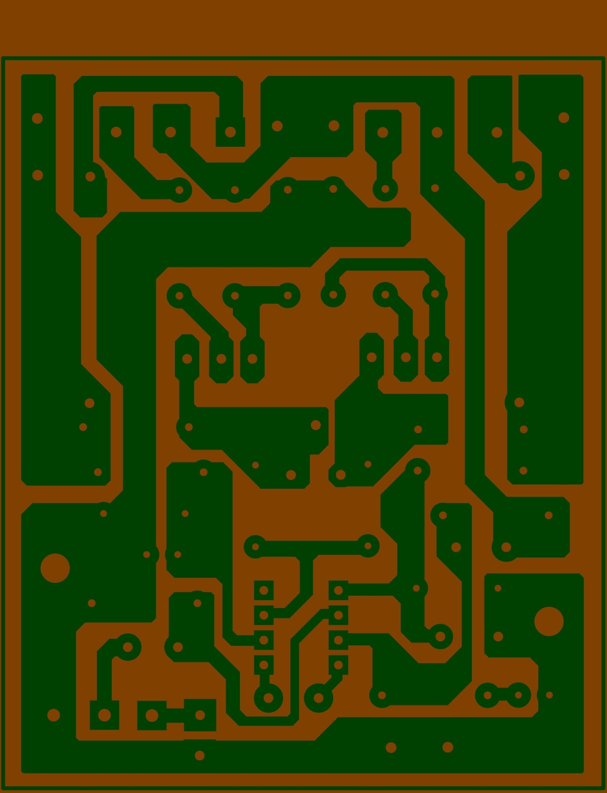  skema  power  140 watt  mono Dan Layout PCB BLOGKAMARKU