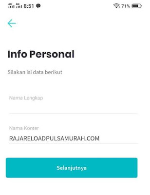 Isi Info Personal