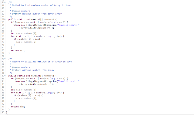  today I am going to beak over i of the oftentimes asked programming interview questions t How to discovery the largest in addition to smallest let out inwards given Array inwards Java
