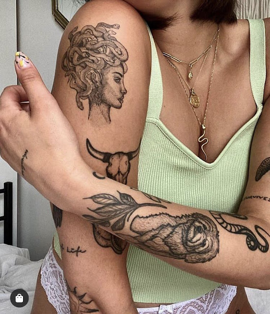 100 Incríveis Tatuagens da Medusa
