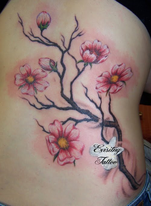 cherry blossom tattoos for girls part 03