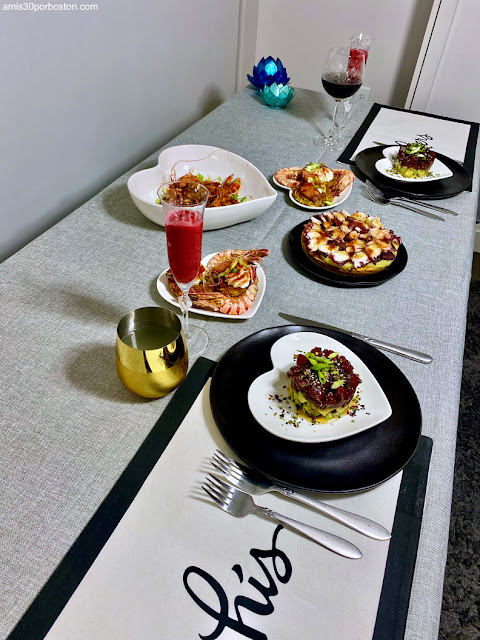 Mesa de Cena de San Valentín