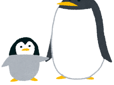 かわいい ペンギン 親子 イラスト 273912