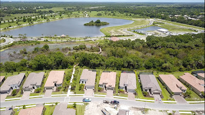 Aerial view of Bellacina by Casey Key in Nokomis FL